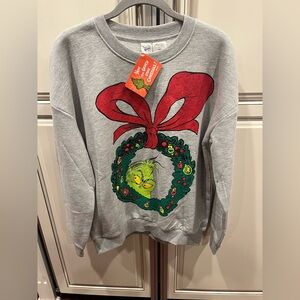 Gray How the Grinch Stole Christmas Sweatshirt